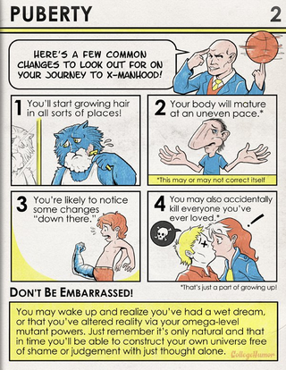 Illustration for article titled Professor Xavier's Guide To Puberty For Mutants